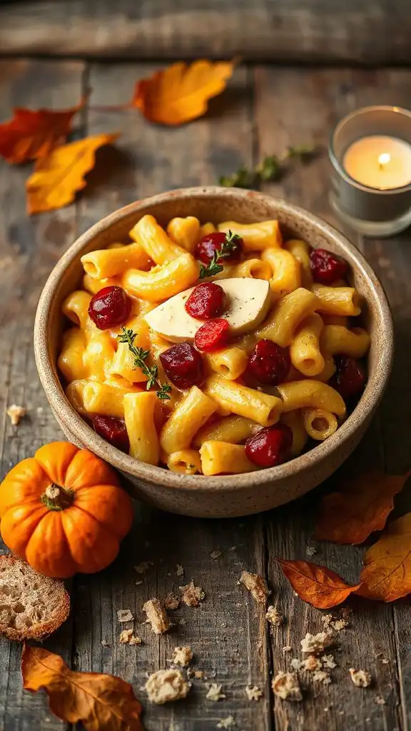 cranberry brie mac cheese