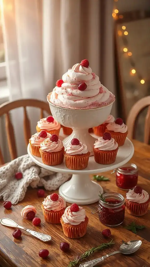 cranberry cream cheese mousse