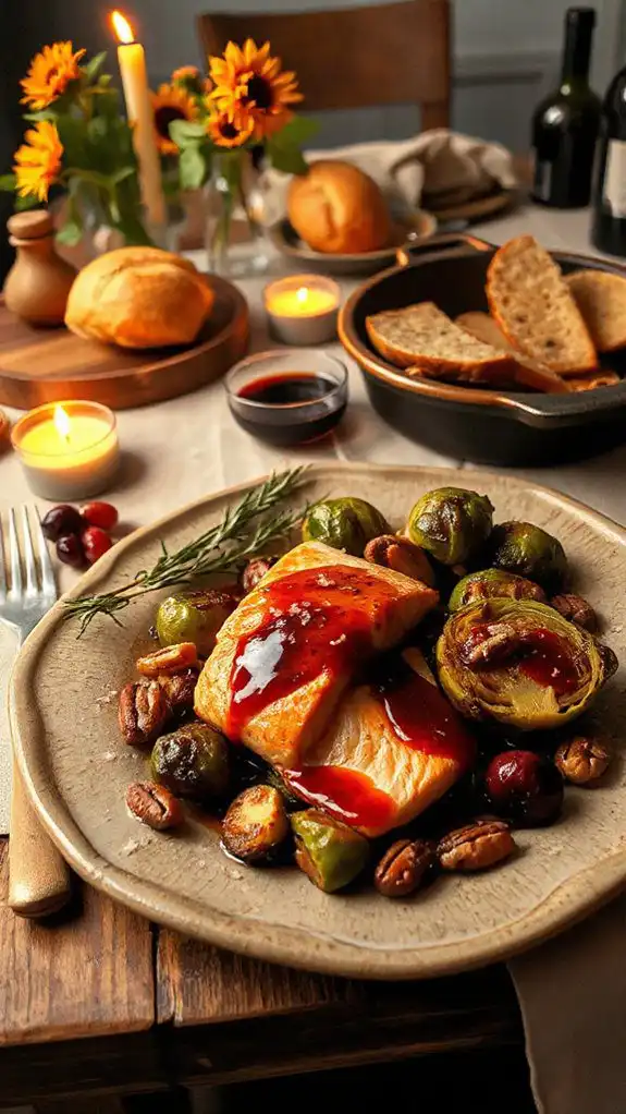 cranberry glazed salmon recipe
