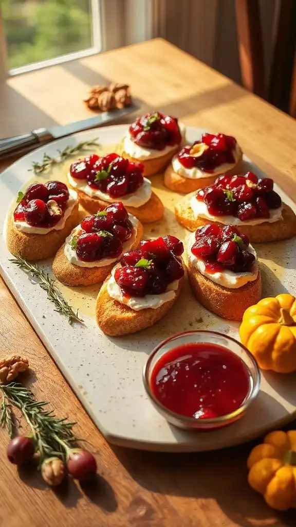 cranberry goat cheese appetizer