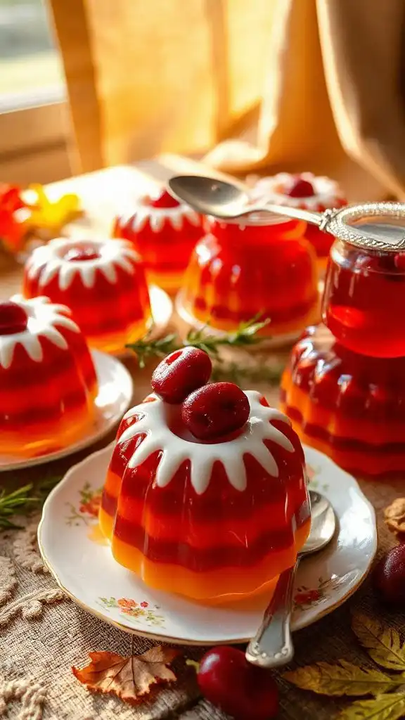 cranberry infused maple dessert