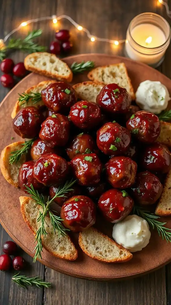 cranberry meatballs for appetizers