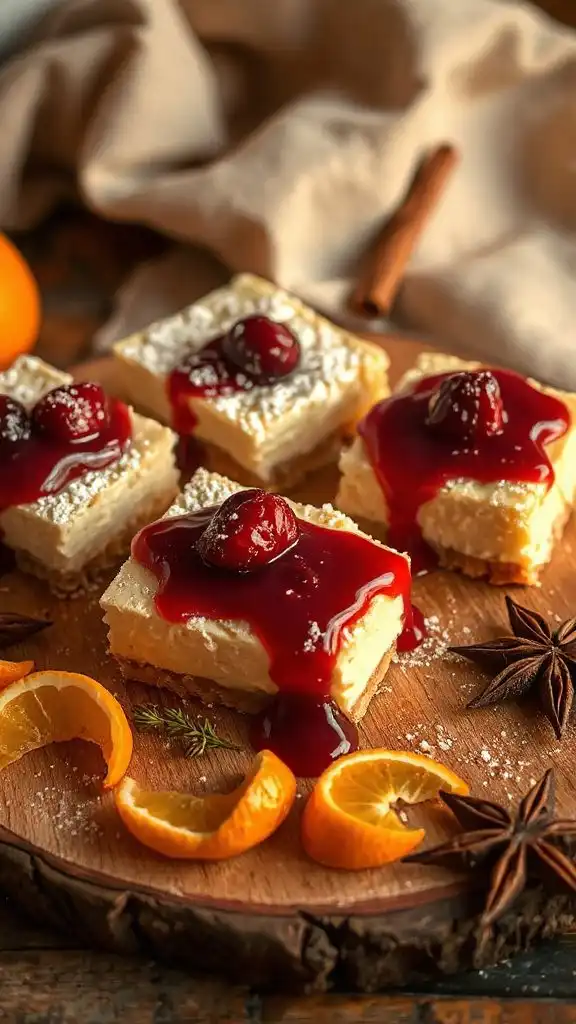 cranberry orange cheesecake bars cranberry orange cheesecake bars