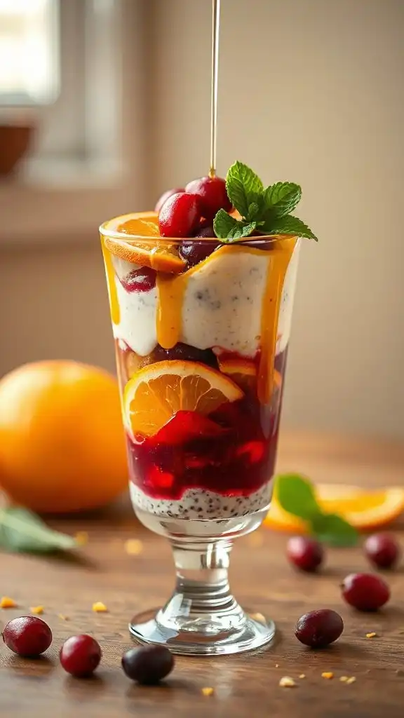 cranberry orange chia delight