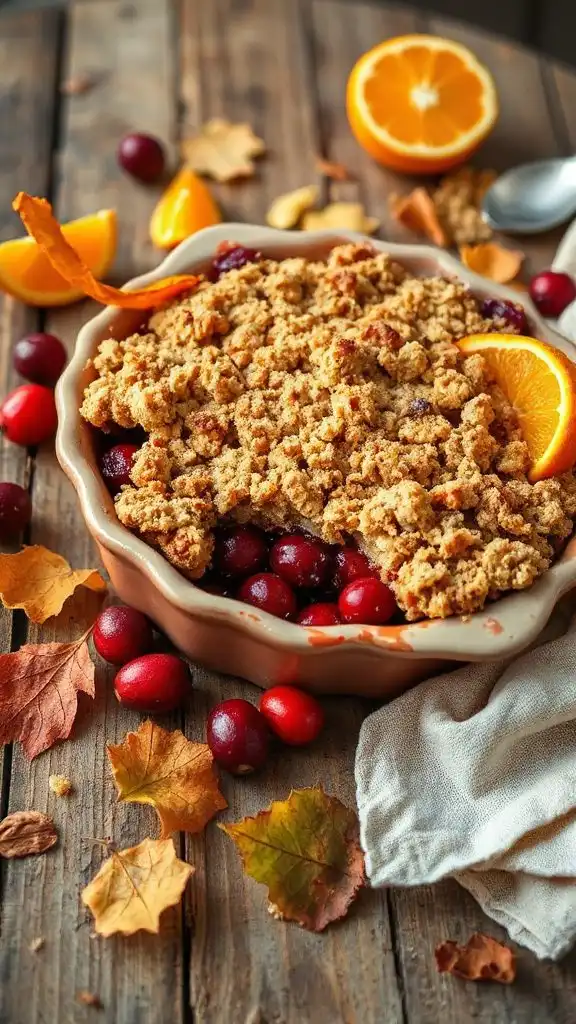 cranberry orange crumble dessert cranberry orange crumble dessert