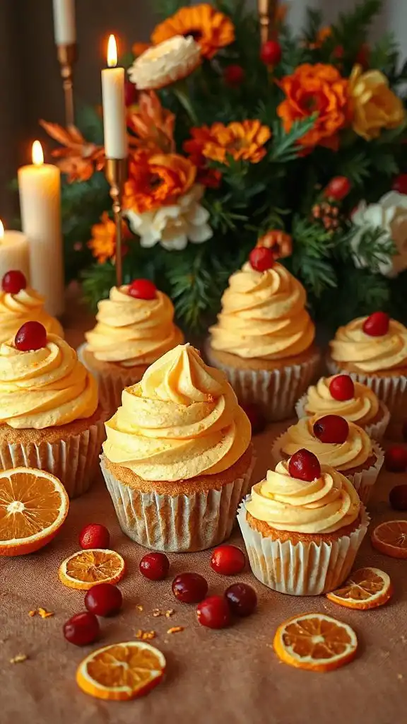 cranberry orange cupcakes delight