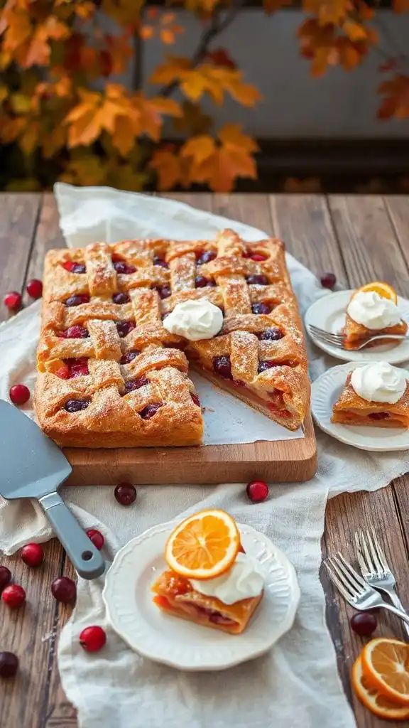 cranberry orange dessert delight