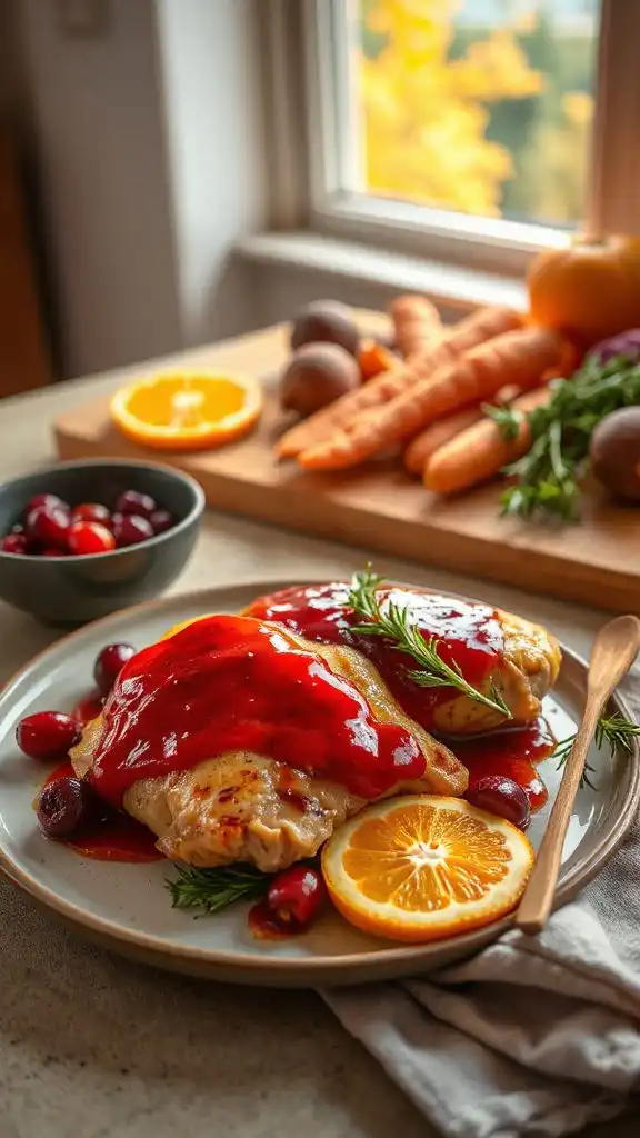cranberry orange glazed chicken recipe cranberry orange glazed chicken recipe
