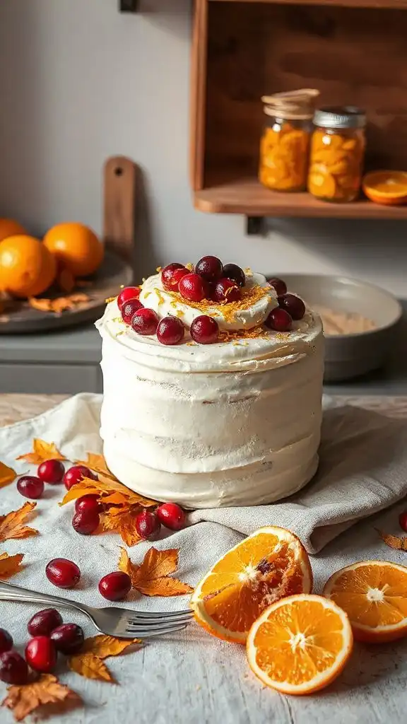 cranberry orange icebox cake