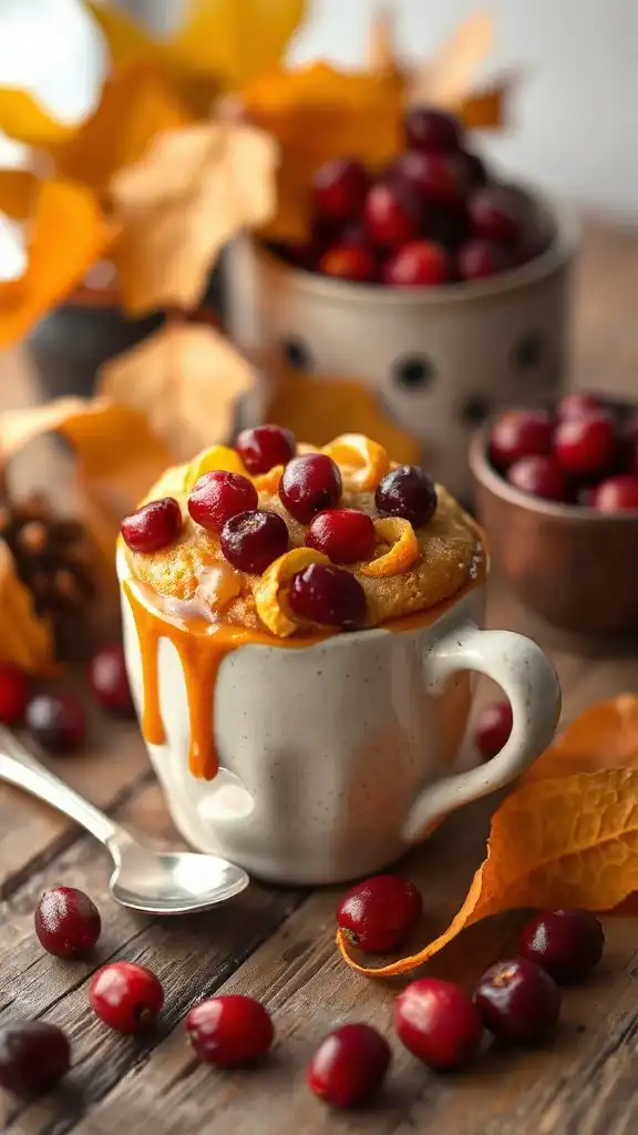 cranberry orange microwave mug cake cranberry orange microwave mug cake