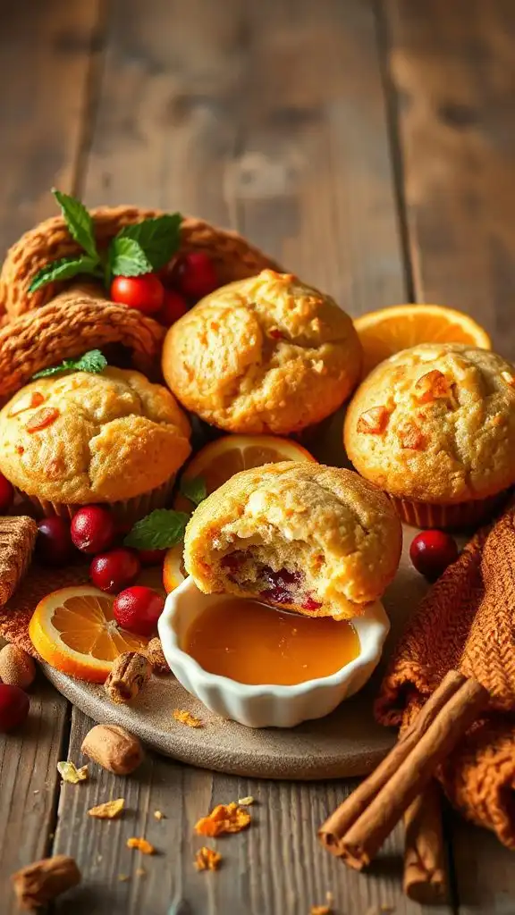 cranberry orange muffin recipe
