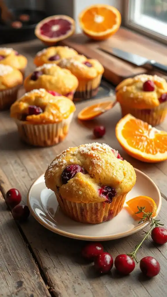 cranberry orange muffins recipe