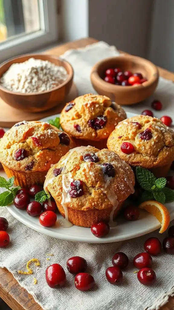 cranberry orange muffins recipe