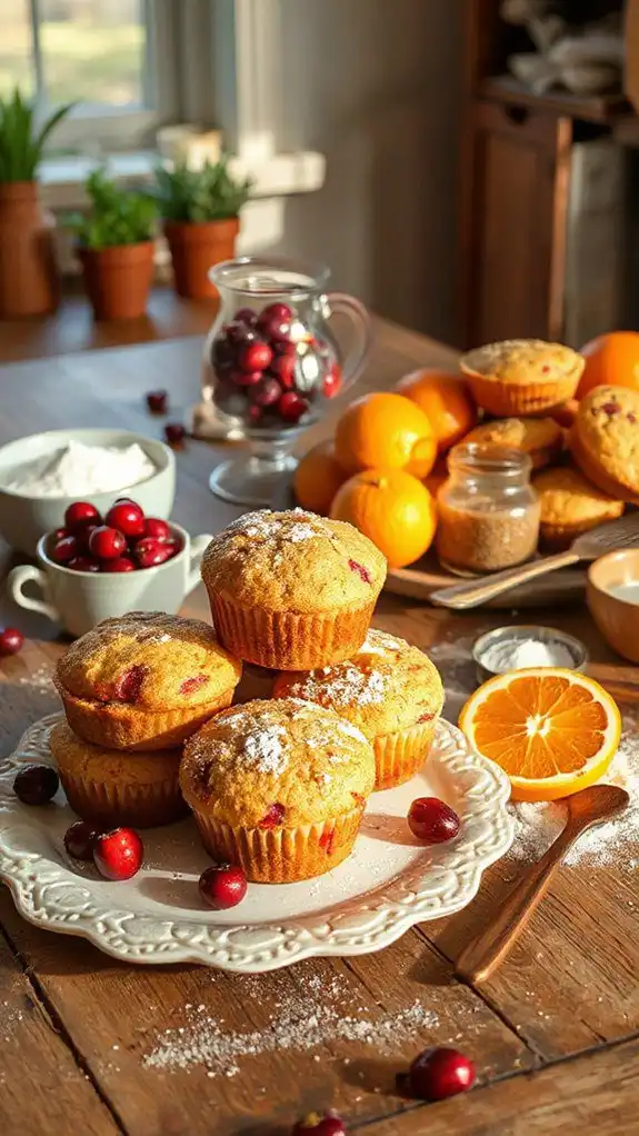 cranberry orange muffins recipe