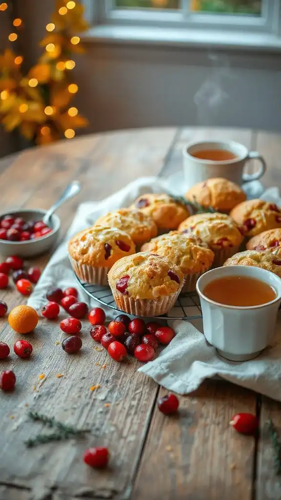 cranberry orange muffins recipe