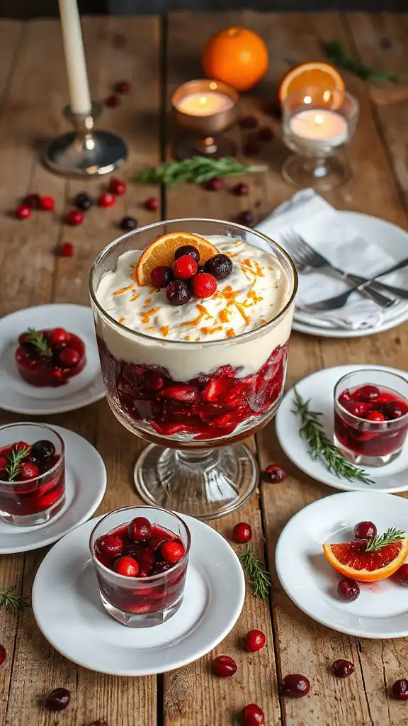 cranberry orange no bake dessert