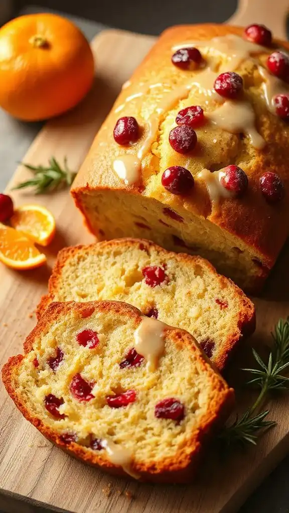 cranberry orange pound cake delight