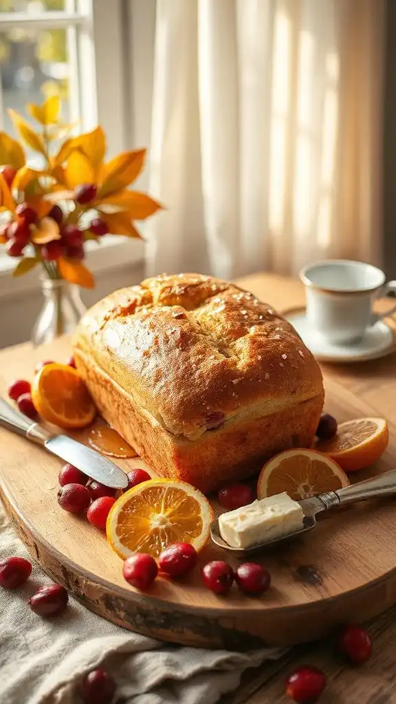 cranberry orange quick bread
