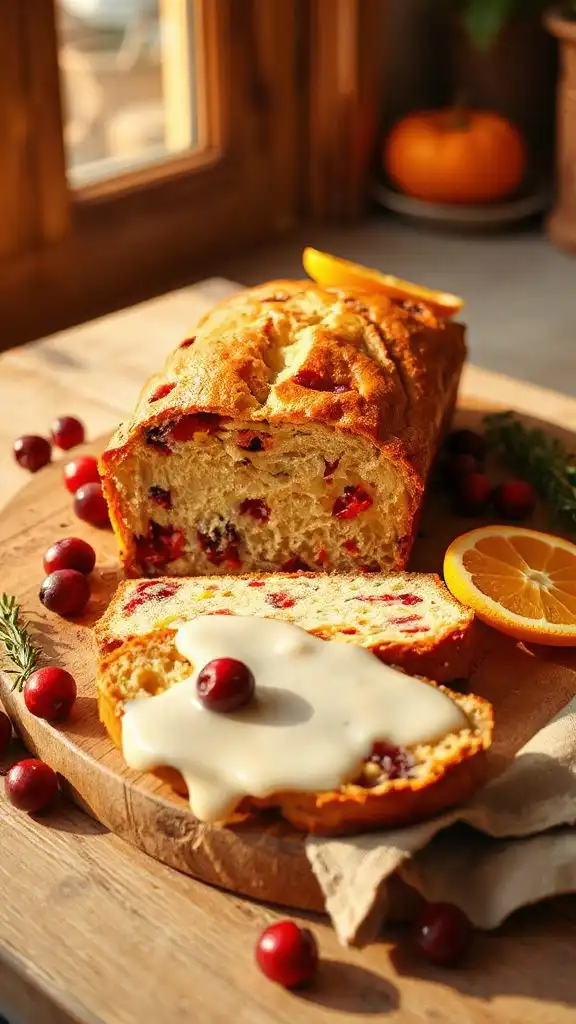 cranberry orange quick bread