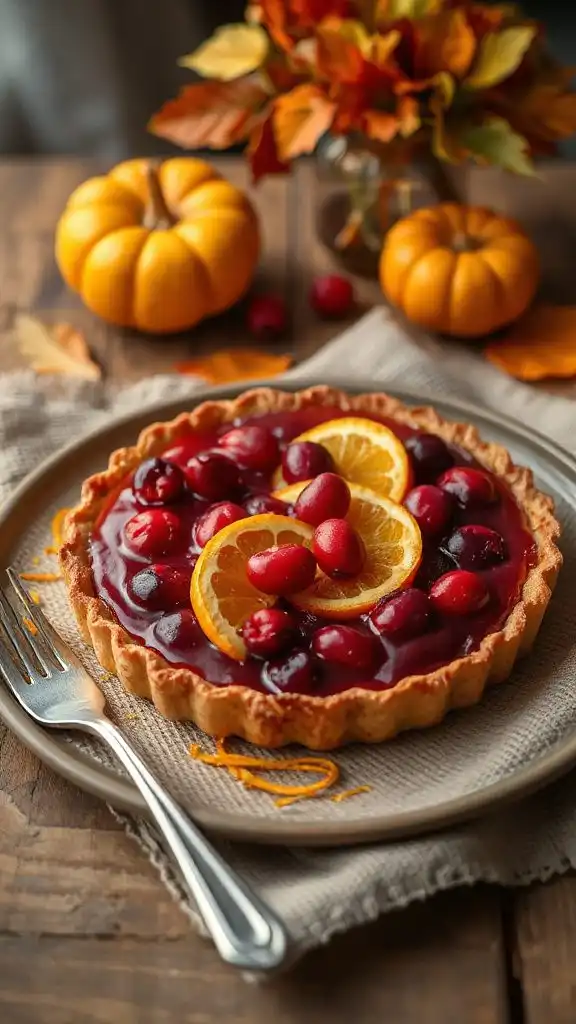 cranberry orange tart recipe