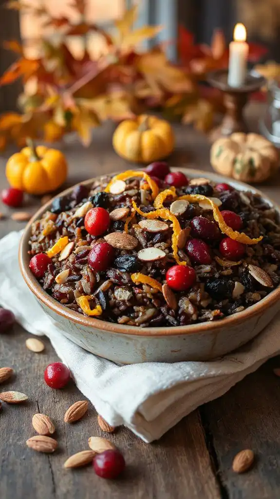 cranberry orange wild rice delight