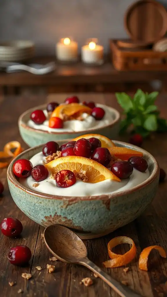 cranberry orange yogurt delight
