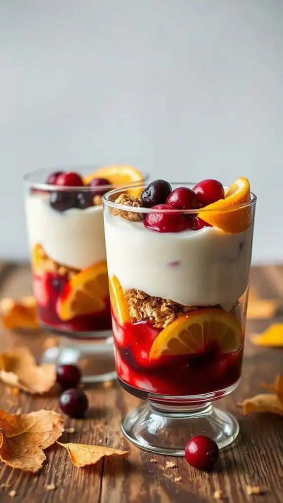 cranberry orange yogurt parfait cranberry orange yogurt parfait