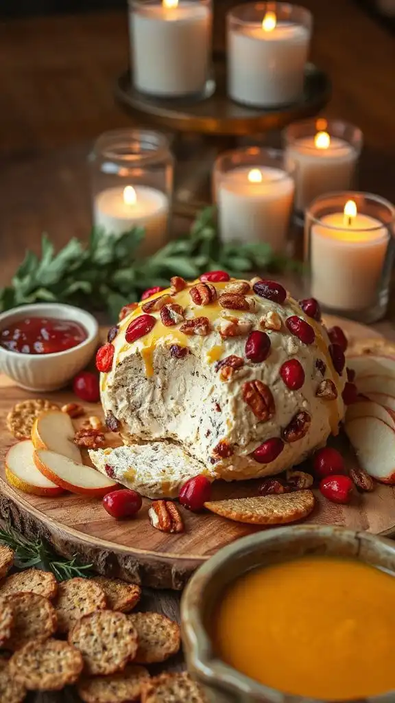 cranberry pecan cheese ball