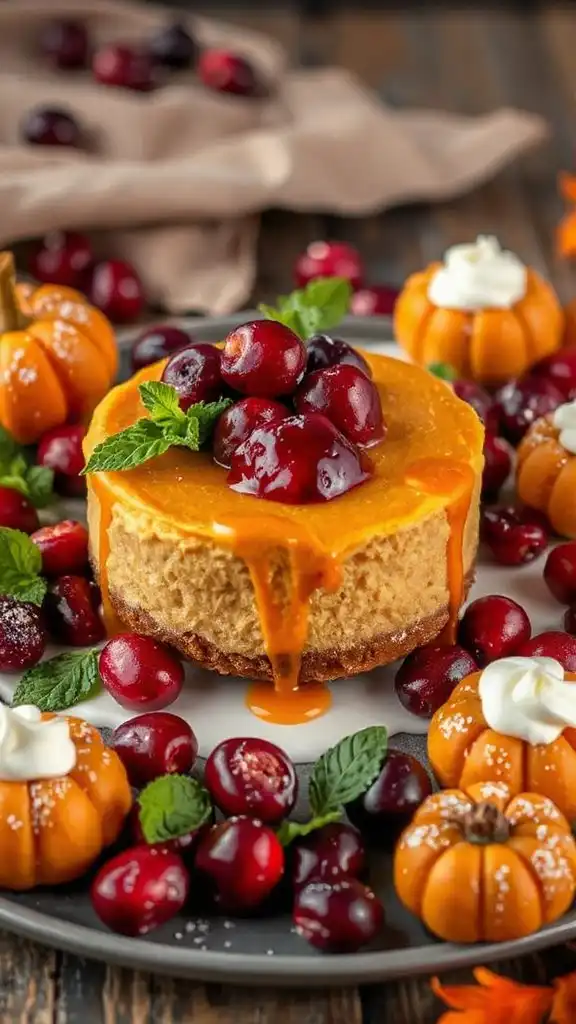 cranberry pumpkin cheesecake recipe
