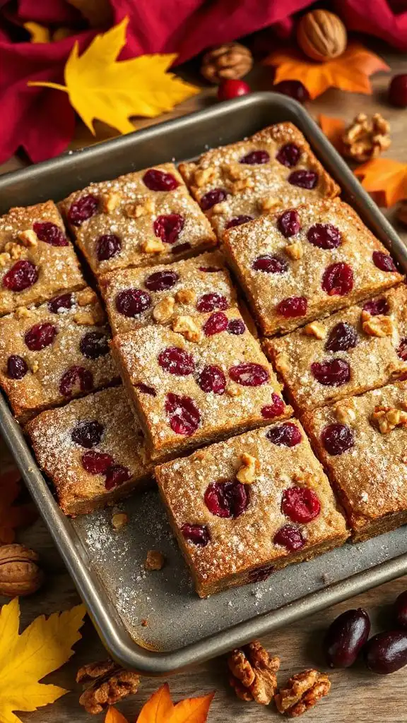 cranberry walnut autumn snack