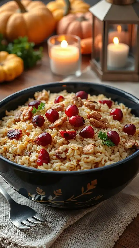 cranberry walnut rice pilaf