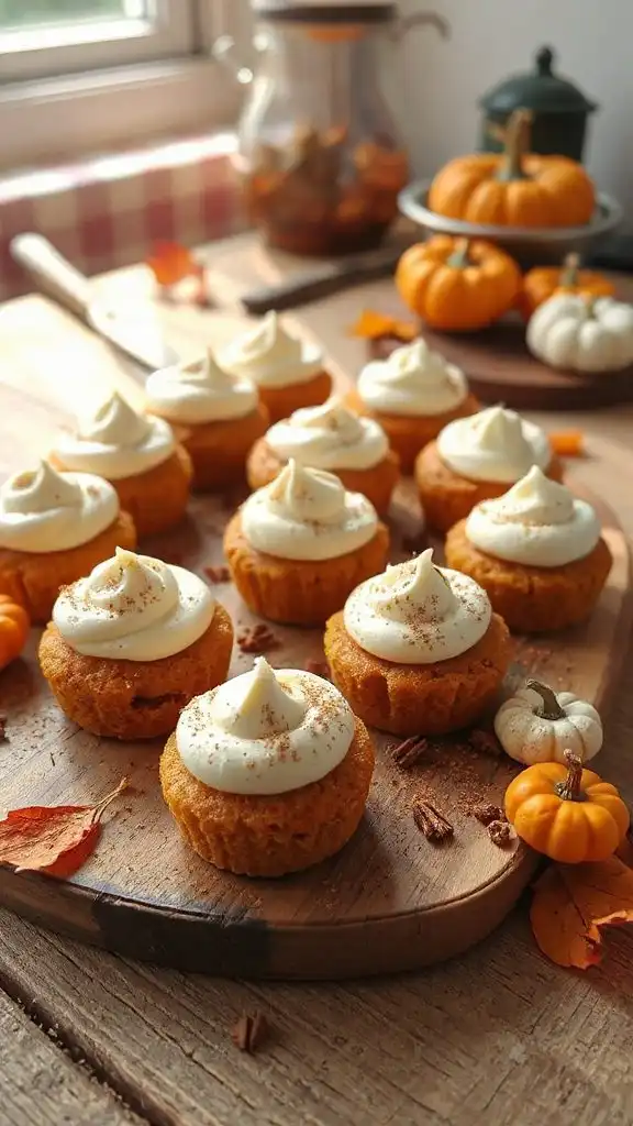 cream cheese pumpkin cakes