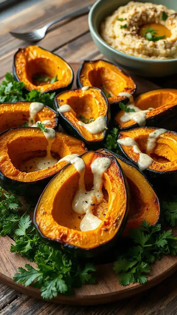 creamy acorn squash risotto