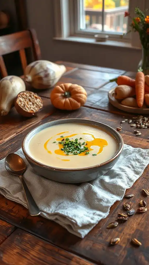 creamy and comforting fall soup