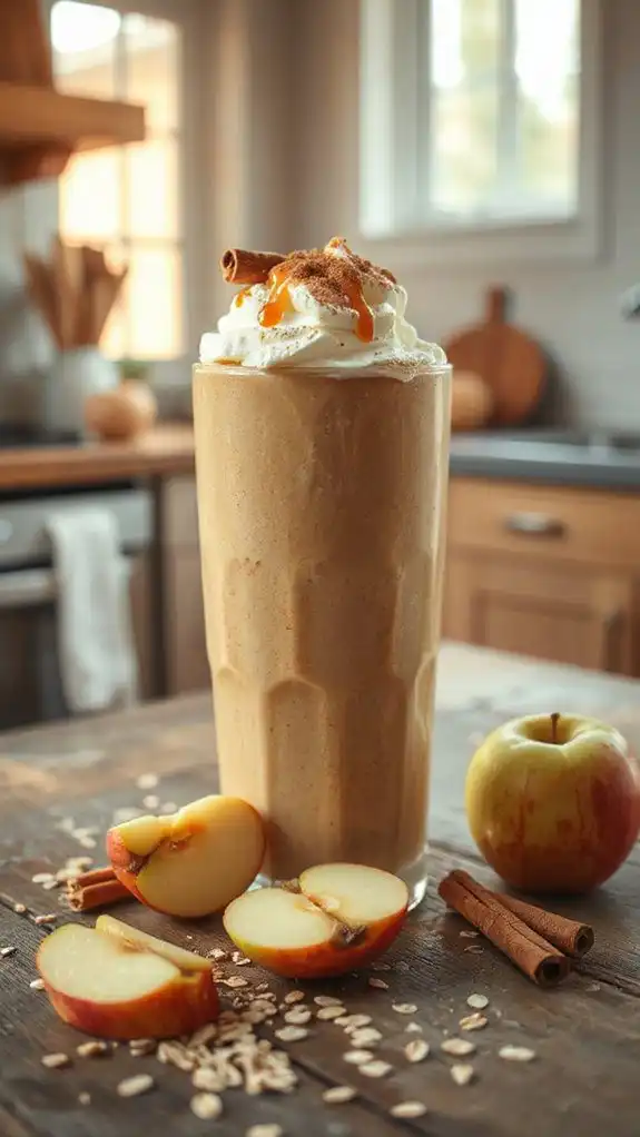 creamy apple pie smoothie