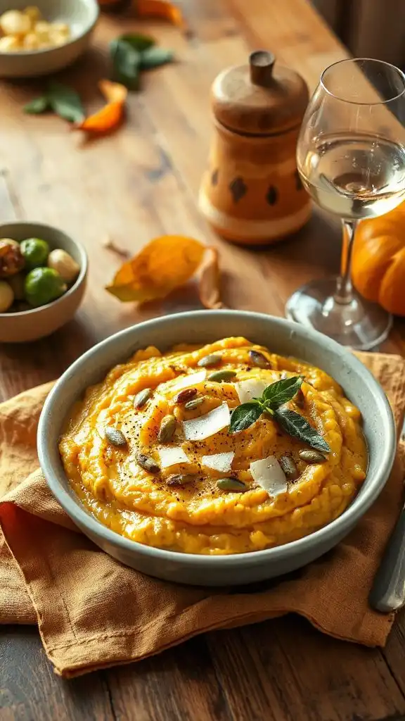 creamy autumn butternut risotto