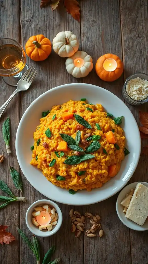 creamy autumn butternut risotto