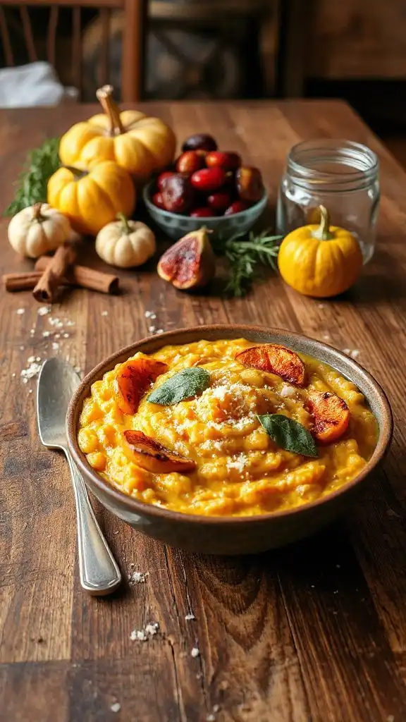 creamy autumn butternut risotto