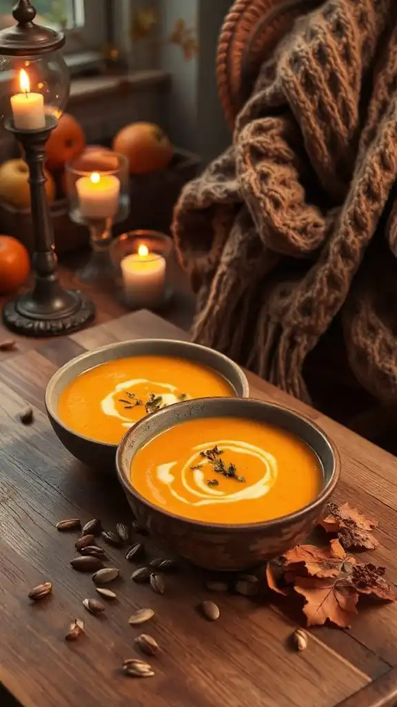 creamy autumn butternut squash soup