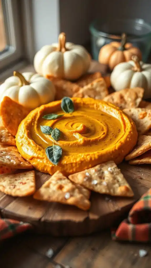 creamy autumn pumpkin dip