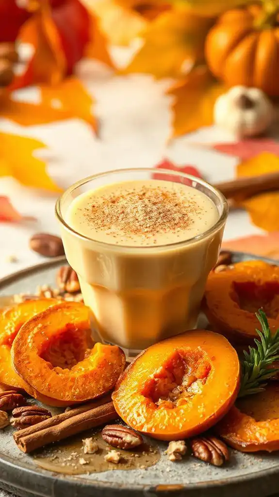 creamy autumn spice dessert