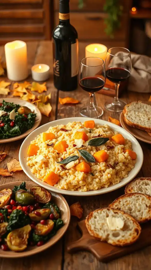 creamy autumn squash risotto