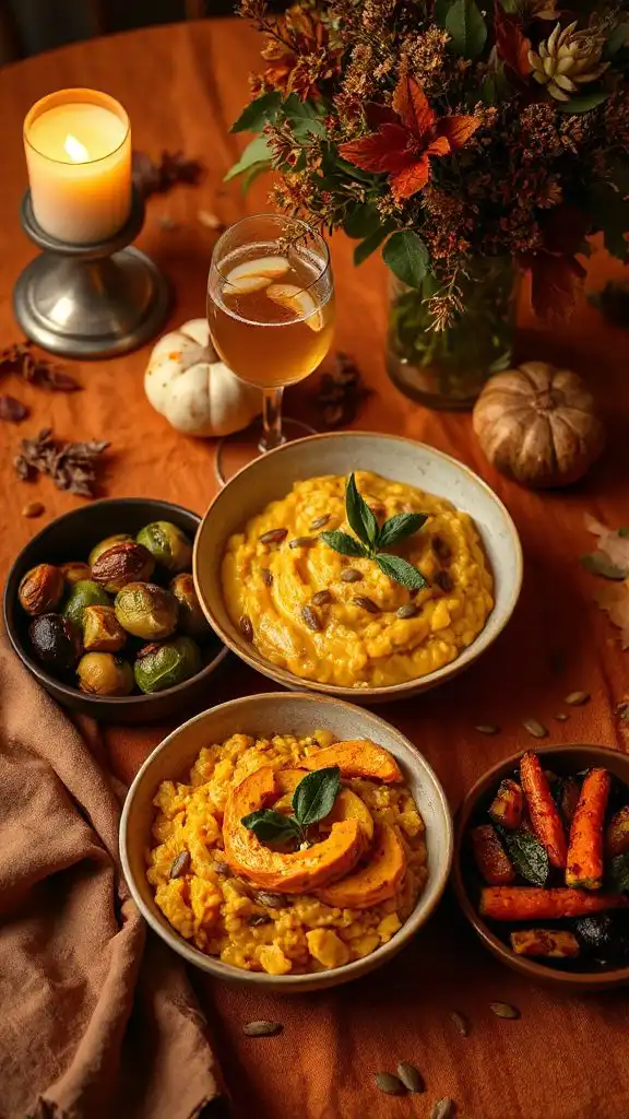 creamy autumn squash risotto