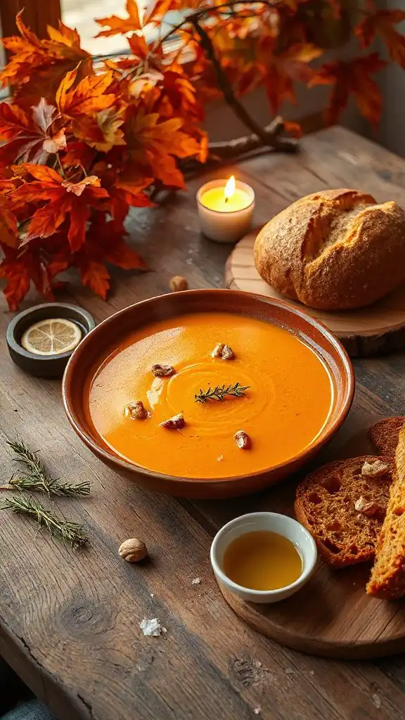 creamy autumn sweet potato soup