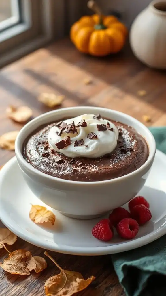 creamy avocado chocolate mousse