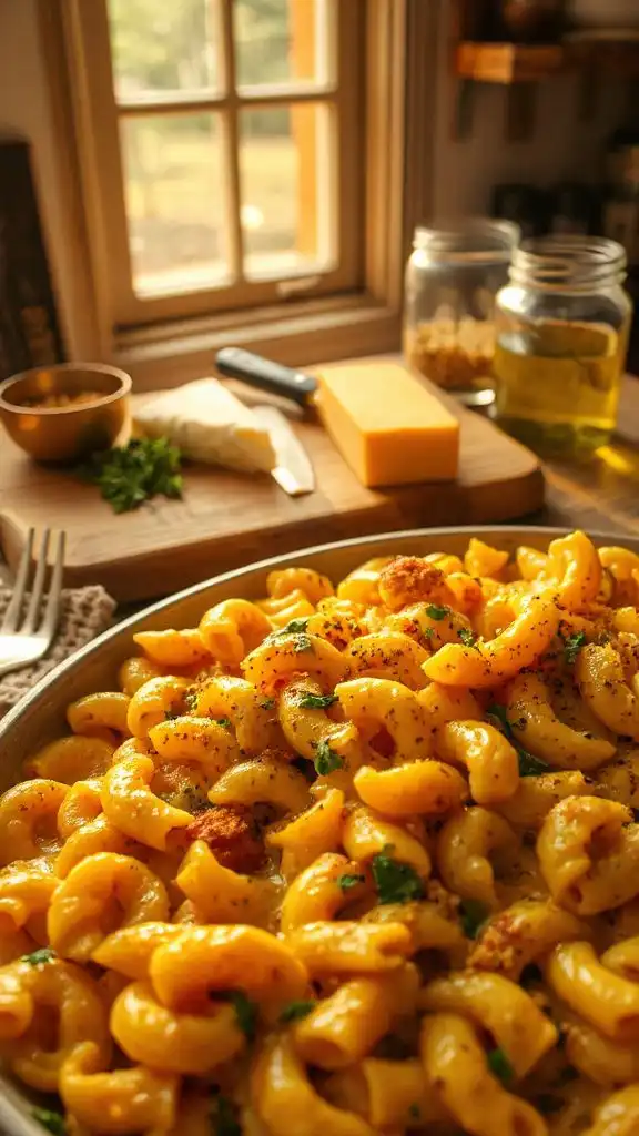 creamy baked macaroni cheese