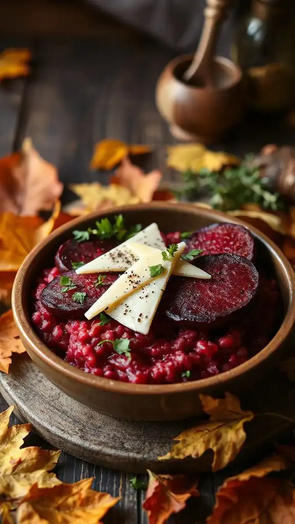creamy beet risotto recipe