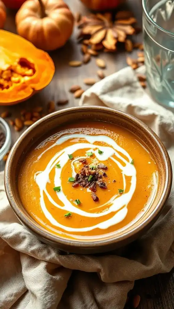 creamy butternut apple soup