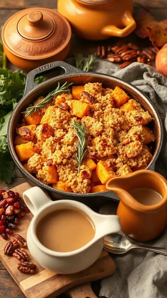 creamy butternut squash casserole