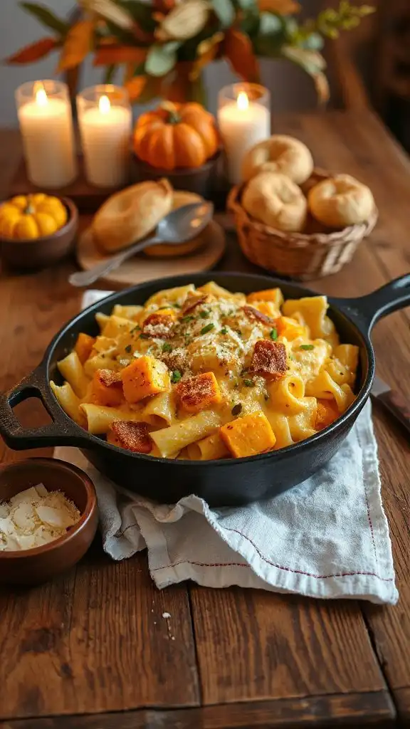creamy butternut squash mac and cheese